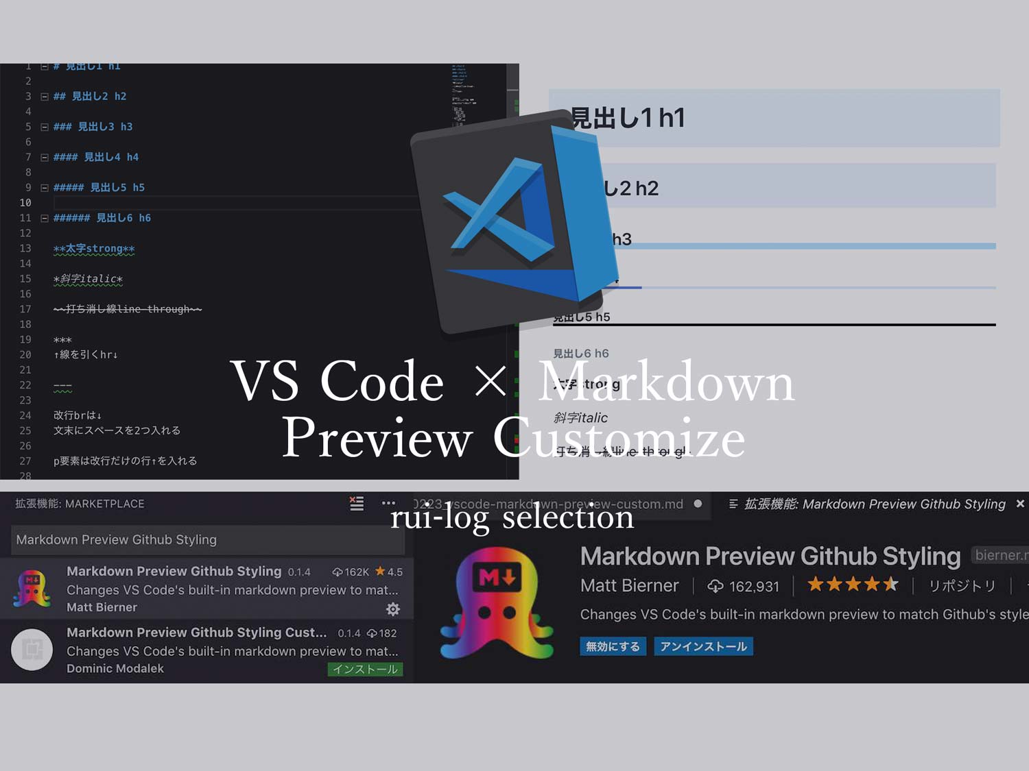 VS Code×Markdownのプレビューをカスタマイズする